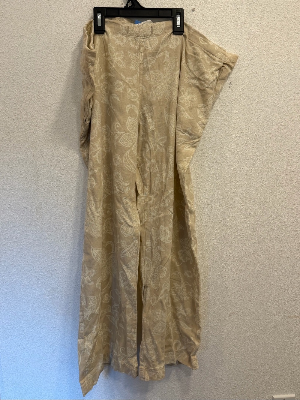 Roxy Beige Floral Wide-Leg pants